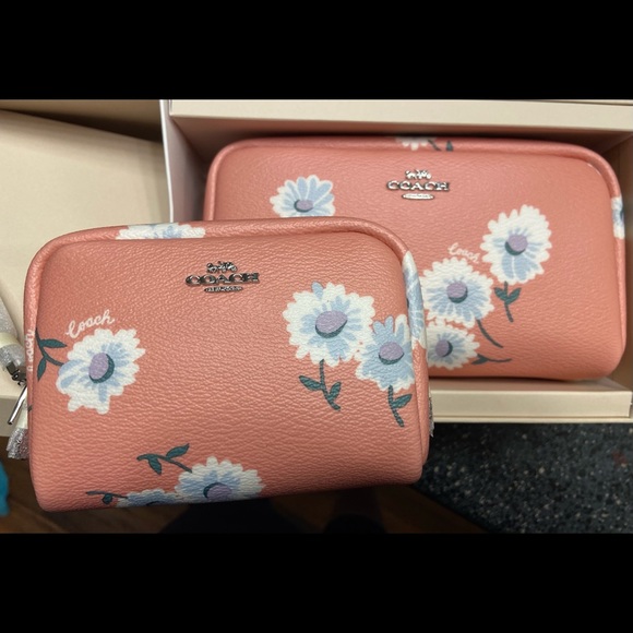 Coach SMALL&MINI BOXY COSMETIC CASE SET WITH DAISY - Picture 3 of 5
